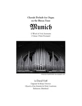 Chorale Prelude for Organ on MUNICH Organ sheet music cover